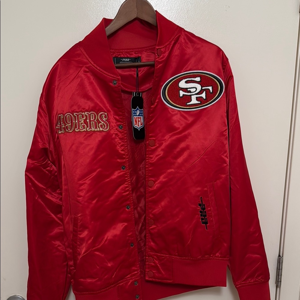NFL San Francisco 49ers Red Bomber Jacke